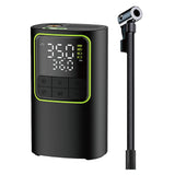 Portable Rapid-Inflation Tire Inflator Rechargeable air pump with digital display, suitable for quickly inflating car, motorcycle, and bicycle tires