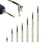 K5 Schlagsicherer und rutschfester Bit, Schlagschrauber-Bit-Set, Titanschrauberbit mit hoher Magnetkraft