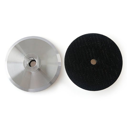 3/4/5Inch Aluminum Sticky Disc Polishing Backing Pad - 5/8-11 M10 M14 M16 Thread Angle Grinder Accessory, Nylon-Reinforced Durable Design for Surface Finishing, Sanding & Buffing - Universal Tool Adapter