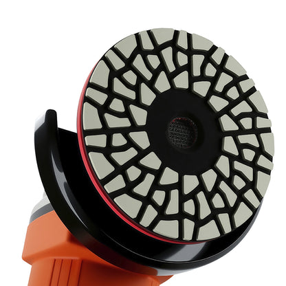 4 Step Dry Diamond Polishing Pads for Marble, Granite, Quartz and Concrete Surfaces