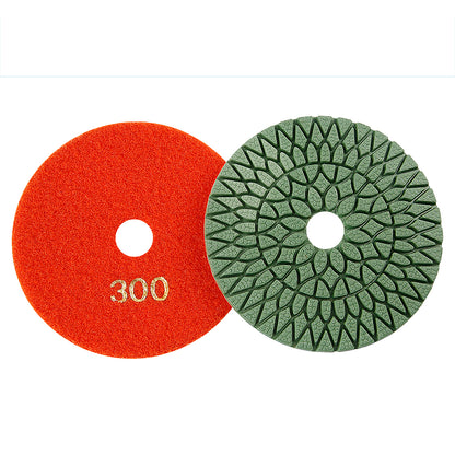 8PCS/set 4Inch Diamond Polishing Pads Set - #50-#3000 Grit Wet/Dry for Granite, Marble, Concrete & Stone, Polishing Wet Grinder