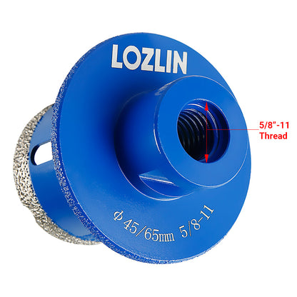 Double Layer Diamond Drill Bit for Countertop Sink Installation - For Tile, Quartz, Marble & Stone - Perfect for Kitchen/Bathroom Sink & Sewer Drain Drilling