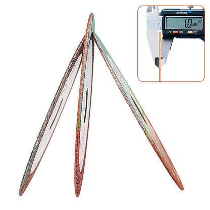 3PC/6PCS 115mm (4.5") Diamond Cutting Wheel - Ultra-Thin Glass/Tile/Stone Blade for Bottle, Rock, Angle Grinder Tool w/22.23mm Arbor