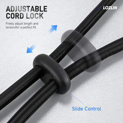 Versatile Elastic Straps, Hook-and-Loop Straps, Luggage Straps, Bike and Motorcycle Rack Straps