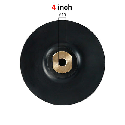 3" -4" (80MM-100mm) Flexible Rubber Grinding Disc - Self-Adhesive Bendable Head for Stone Arc Grinding on Marble & Granite - Angle Grinder Sanding Pad Accessories