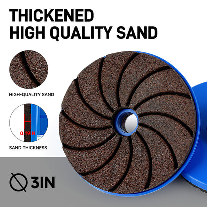 One-Piece Resin-Bonded Diamond Grinding Wheel for Grinding and Polishing Stone, Marble, Granite, and Concrete