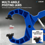 Spring Clamp One-Handed Operation Large Clip 7" Holding Length 2"Large Spring Molding Edge Band Clamp 1/2PCS