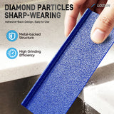 LOZLIN Diamond Hand Polishing Pads, Manual Sanding & Edge Grinding Tools for Tile, Porcelain, Glass, Marble, Granite, Stone & Metal