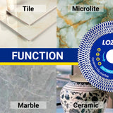 LOZLIN 115mm (4.5") Mesh Turbo Diamond Cutting Blades - Dry Ultra Thin for Rock Slabs, Ceramic & Marble - Angle Grinder Blades for Cutting, Grinding & Sanding