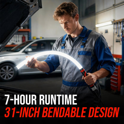 Flexible LED light strips are versatile, flexible, and portable, making them ideal for lighting during family camping trips, outdoor activities, and fishing trips; they’re also perfect for off-road adventures and garage repairs.