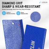 LOZLIN Diamond Hand Polishing Pads, Manual Sanding & Edge Grinding Tools for Tile, Porcelain, Glass, Marble, Granite, Stone & Metal