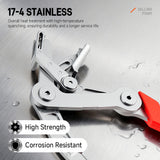 Auto Fastener Clip Removal Pliers, Heavy-Duty Metal Quick Release Tool, Non-Destructive Clip Remover for Automotive Repair & Emergency Hardware