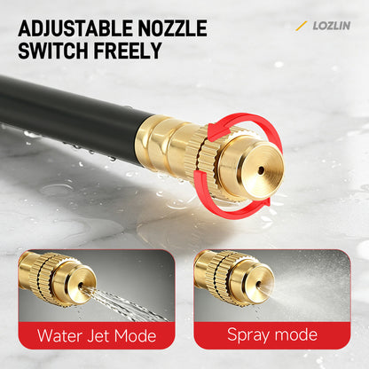 Water Inlet Nozzle for Angle Grinders; Water-Cooled Cutting Accessory; Dust Control and Cooling Spray Fitting for Stone Cutting