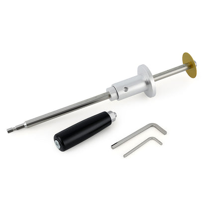 LOZLIN PVC Pipe Inside Cutter with Diamond Grit Wheel & 7-Inch Adjustable Depth for 1-1/2 to 8 Inches, 1/4in Hex Shank for Impact Drivers