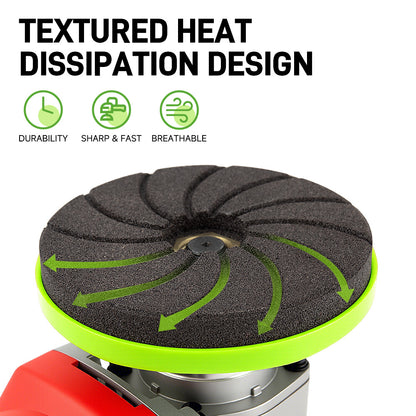 LOZLIN 3PCS 4" Diamond Grinding Wheels – Professional Chamfering, Edge Shaping & Polishing Tool for Tile, Marble, and Granite for Angle Grinder