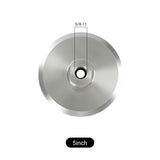 3/4/5 Zoll Aluminium-Polier-Stützteller mit klebriger Scheibe – 5/8-11 M10 M14 M16 Gewinde Winkelschleifer-Zubehör, Nylonverstärktes, langlebiges Design für Oberflächenbearbeitung, Schleifen und Polieren – Universal-Werkzeugadapter