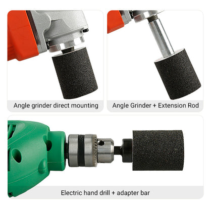 4PCS/Set Diamond Grinding Wheel Kit - Cylindrical Internal Polishing Tools for Marble, Granite & Cobblestone Planters - Professional Stone Surface Renovation Set