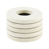 LOZLIN 5" Wool Polishing Wheel | Angle Grinder Buffing Disc for Metal & Glass, 1/3PCS Options