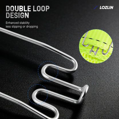 Versatile Elastic Straps, Hook-and-Loop Straps, Luggage Straps, Bike and Motorcycle Rack Straps