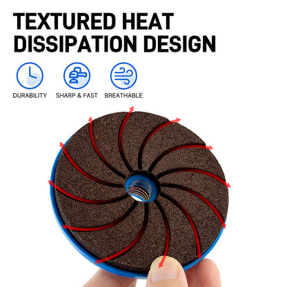 One-Piece Resin-Bonded Diamond Grinding Wheel for Grinding and Polishing Stone, Marble, Granite, and Concrete