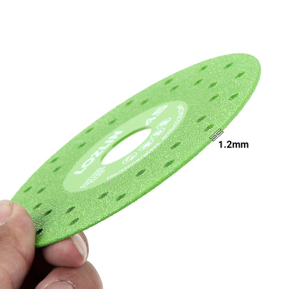 LOZLIN 115mm Diamond saw blades for cutting and grinding tile and marble, 45 degree chamfered diamond saw blades