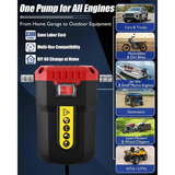 12V 80W Electric Oil Change Pump Extractor, Fluid Transfer Suction Pump for Oil & Diesel, Complete Tube Kit Included, for Truck RV Boat Marine, Red