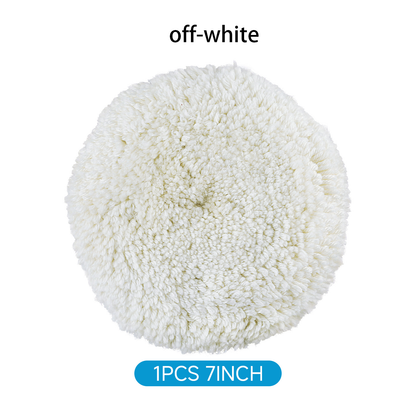 Single-sided Yarn Ball Wool Wheels for Car Detailing: Quartz Stone, Marble, Mirror Finish Restoration—5-inch, 6-inch, and 7-inch Polishing Wheels
