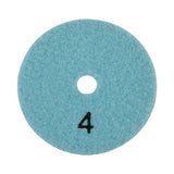 5 items 4 Step Dry Diamond Polishing Pads for Marble, Granite, Quartz and Concrete Surfaces