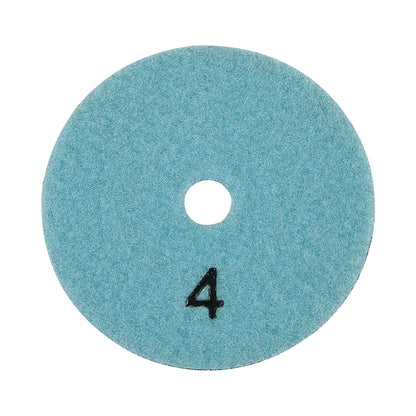 4 Step Dry Diamond Polishing Pads for Marble, Granite, Quartz and Concrete Surfaces