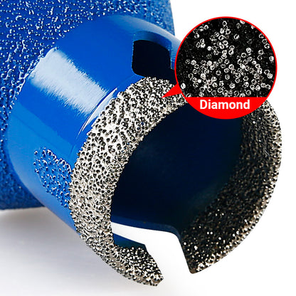 Diamond Beveled Drill Bit - Countertop Sink Hole Reamer for Tile & Marble - Angle Grinder Installation Tool with Beveled Edge