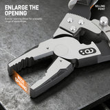 Heavy-Duty Ratchet Locking Pliers, Adjustable Multipurpose Hand Tool for Clamping, Gripping, Fastening & Maintenance