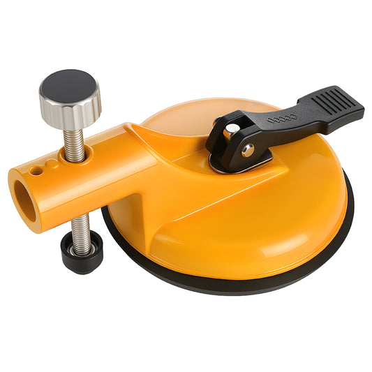 Countertop Seam Leveling Tool - Adjustable Vacuum Suction Clamp Set for Granite Marble Stone Seam Installation & Repair, Pro Gap Adjustment Kit Yellow Rubber Suction Cup