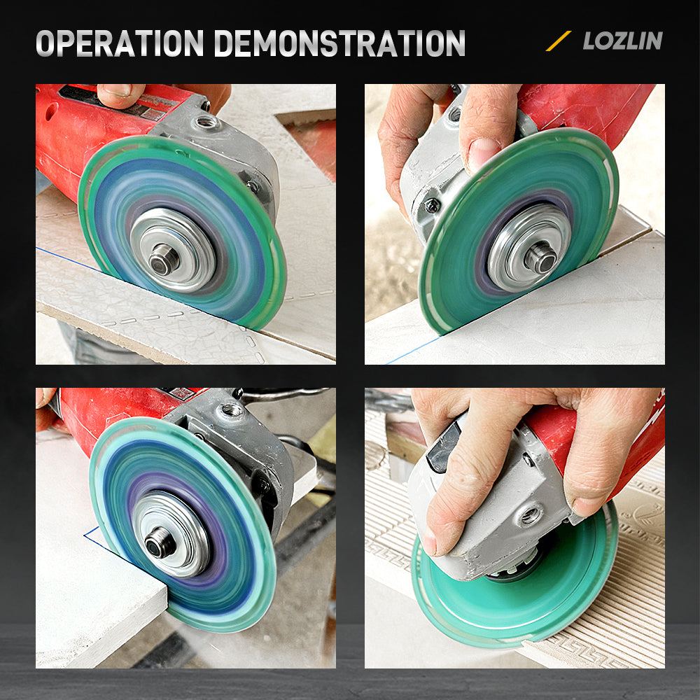3 PCS 4-1/2lnich Diamond Cutting Discs.for Cutting Machine Blades Cut Off WheelsToolMetal Rebar Porcelain Tile GraniteESS [Marble Smooth Cutter Tool Mesh TurboDiamond