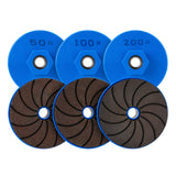 3 items One-Piece Resin-Bonded Diamond Grinding Wheel for Grinding and Polishing Stone, Marble, Granite, and Concrete