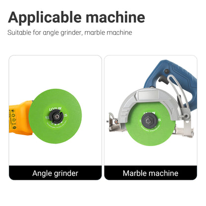 LOZLIN 4.5” /115mm 22.23 diameter of hole Rock plate flat grinding disc tile ceramic marble trimming 45 chamfering sanding saw blade extra wide fine sanding saw blade