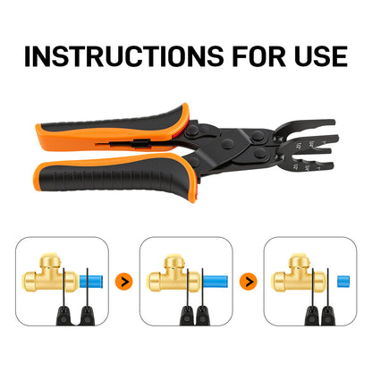 Professional Air Line Disconnection Tool—Hose Removal Pliers, Suitable for Quick-Connect Fittings in Automotive Maintenance