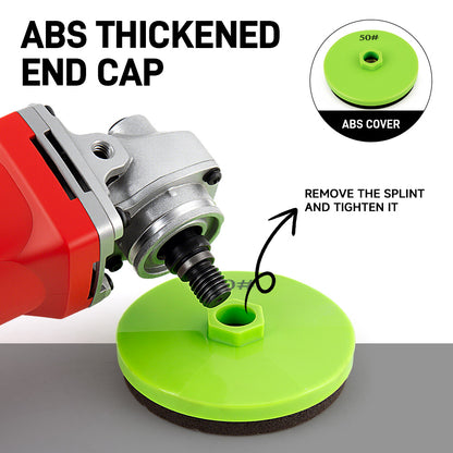 LOZLIN 3PCS 4" Diamond Grinding Wheels – Professional Chamfering, Edge Shaping & Polishing Tool for Tile, Marble, and Granite for Angle Grinder