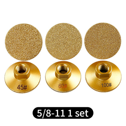 2inch brazed diamond flat grinding head stone clear bottom marble quartz stone tile grinding edge corner countertop joint rough grinding leveling angle grinder grinding head
