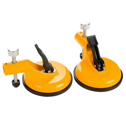 Countertop Seam Leveling Tool - Adjustable Vacuum Suction Clamp Set for Granite Marble Stone Seam Installation & Repair, Pro Gap Adjustment Kit Yellow Rubber Suction Cup