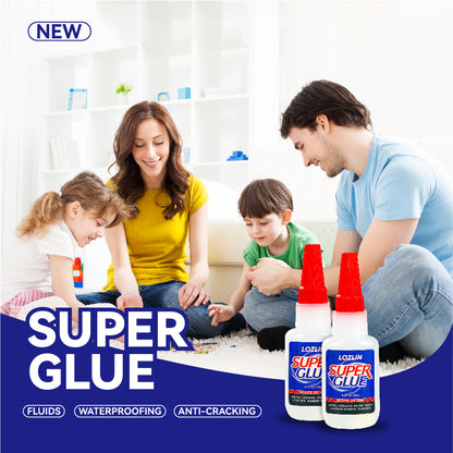 3PCS Super Strong Glue - Works on Plastic, Metal, Glass, Wood, Ceramic & More - Flexible Durable Repair Adhesive for Shoes/Furniture/DIY