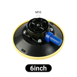 4,5" - 6" Vakuum-Saugnapf mit Handpumpe - Kofferraum-Montagewerkzeug für Autoreparatur und Heimwerken - Hebevorrichtung für mehrere Oberflächen für Glas/Fliesen/Stein