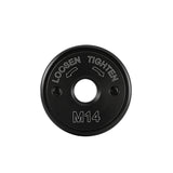 Self-Tightening Lock Nut 5/8"-11 M14 M10 Thread Flange Nut, 1-5/8" OD 1/2" Height, Anti-Loosening Fastener for Portable Angle Grinder