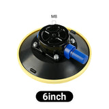 4,5" - 6" Vakuum-Saugnapf mit Handpumpe - Kofferraum-Montagewerkzeug für Autoreparatur und Heimwerken - Hebevorrichtung für mehrere Oberflächen für Glas/Fliesen/Stein