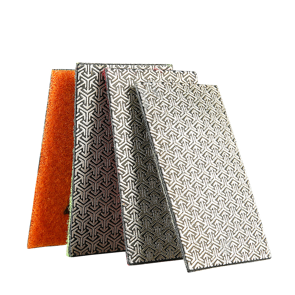 4 STÜCK Diamant-Handschleifpads, Schleif- und Polierpads für Stein, Fliesen, Glas, Marmor – Radierer-Werkzeug zum Trimmen und Finishen