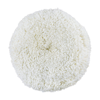 Single-sided Yarn Ball Wool Wheels for Car Detailing: Quartz Stone, Marble, Mirror Finish Restoration—5-inch, 6-inch, and 7-inch Polishing Wheels