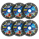 LOZLIN 4.5" Multi-Material Cutting Disc for Angle Grinders – Dry Cutting for Concrete, Metal, Tile, PVC & Cast Iron