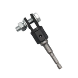 1/2" Impact Drill Scissor Jack Adapter, Heavy Duty CR-V Steel, 13/16" Lug Wrench Drive, Labor-Saving Tire Change Accessory for Auto Repair