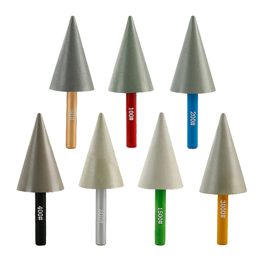 7PCS Diamond Resin Grinding Rods - Micro Grinding Tips for Stone Reliefs & Tight Corners Straight Grinder Tools for Marble/Granite Detailing