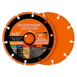 2 STK./5 STK. 4,5-Zoll-Hartmetallsägeblätter – Schneiden von Holz mit Nägeln und Metall, Anti-Rückschlag-Design – Winkelschleiferblätter für sicheres und schnelles Schneiden (115 mm)