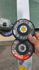 LOZLIN 3-Pack 4.5" Angle Grinder Stripping Discs, Remove Rust, Paint, Oxidation & Coatings on Metal